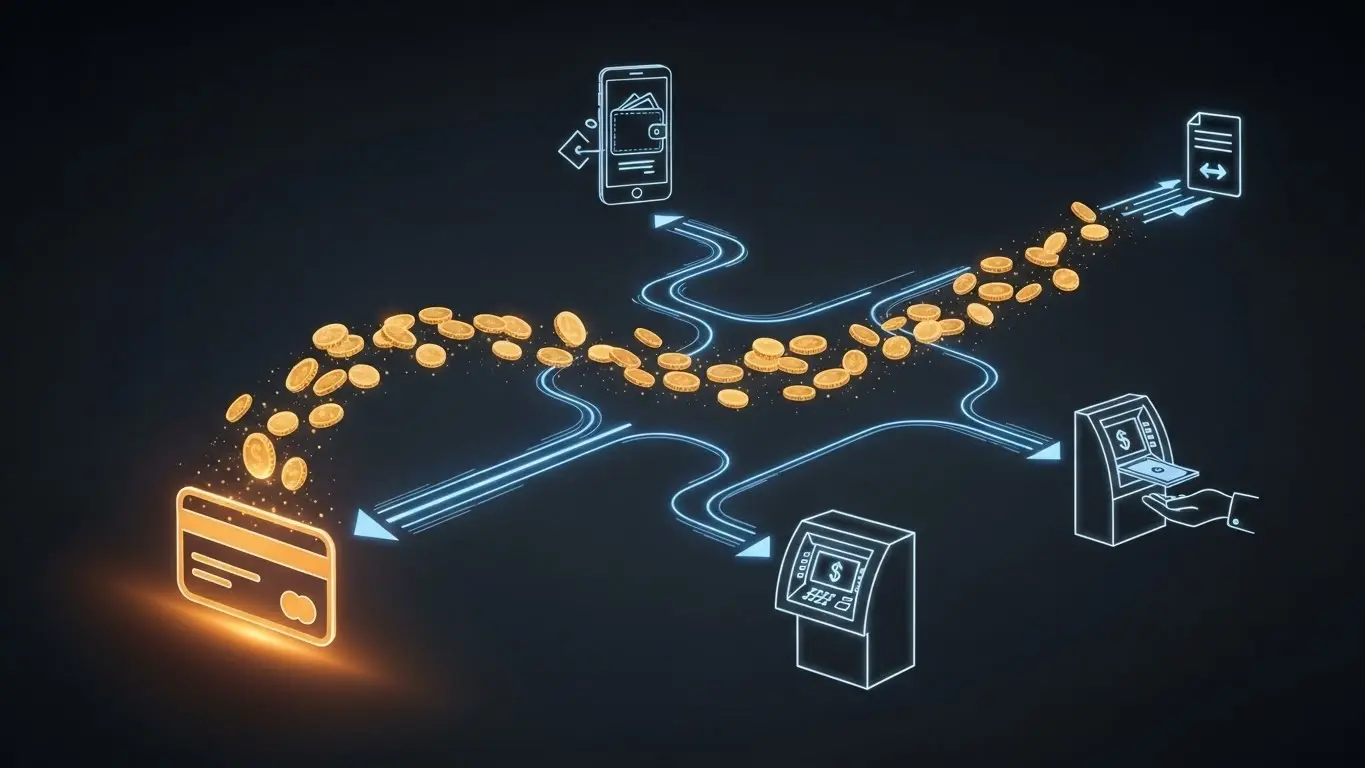 신용카드현금화 신용점수 절차를 설명하는 다이어그램 - fees-rates-credit-impact-analysis-5-2