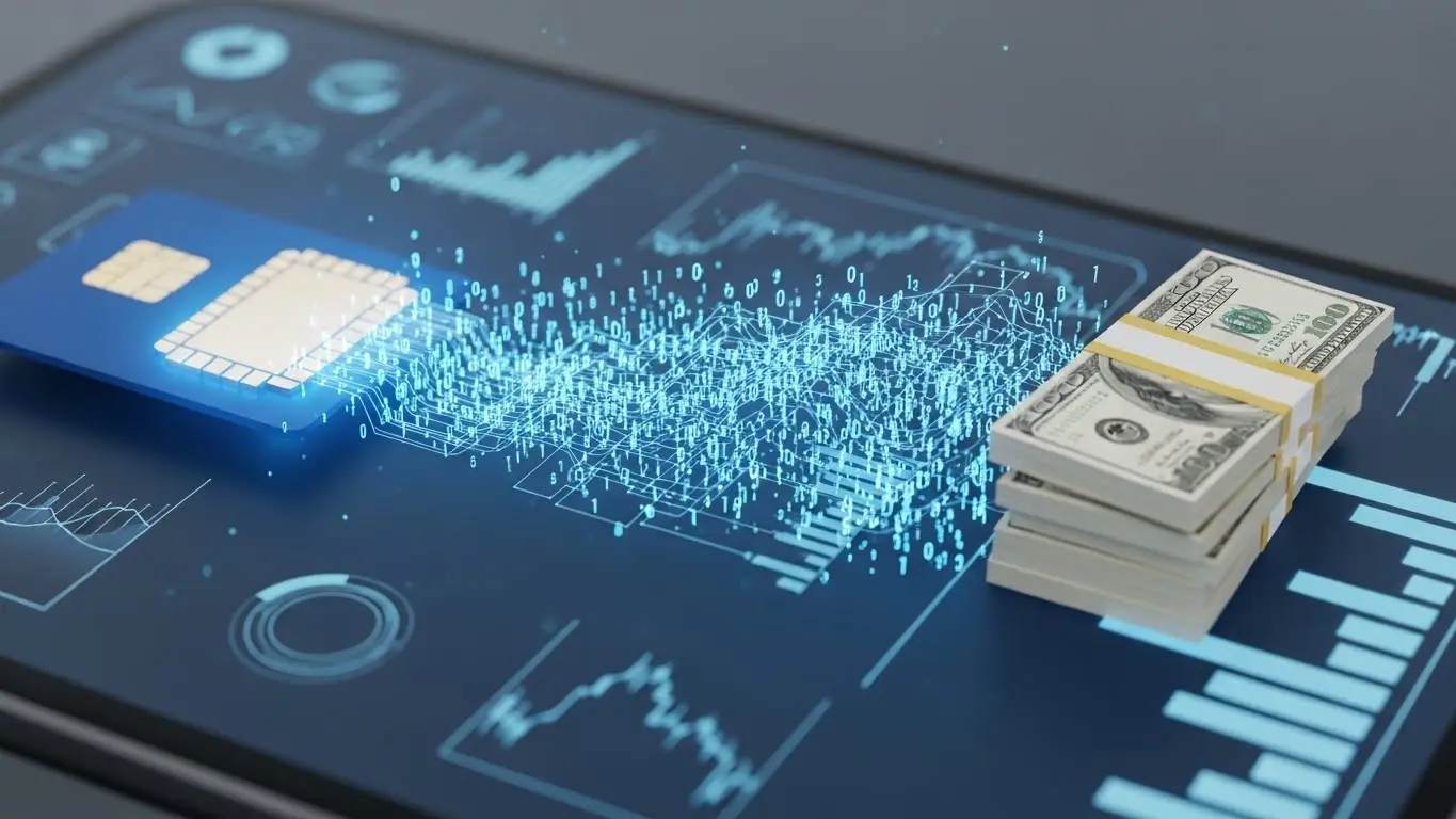 신용카드현금화 진행방법 수수료 구조를 보여주는 그래픽 - 5-3-5